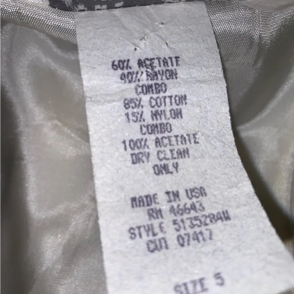 Vintage Dress, sz 5 - Picture 11 of 12